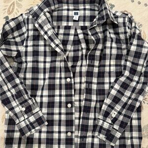 JANIE AND JACK Shirt - Navy and White